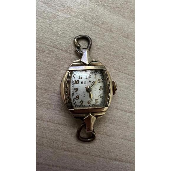 Bulova 10k Gold Plate Vintage Watch - Picture 1 of 2